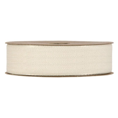 NASTRO COTONE ECOVELOUR MM25X20MT CREMA